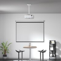 LogiLink Support de plafond pour vidéoprojecteur, blanc
