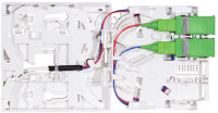 LogiLink Boîte dépissure FTTH, 2x SC/APC, câble 20 m, blanc