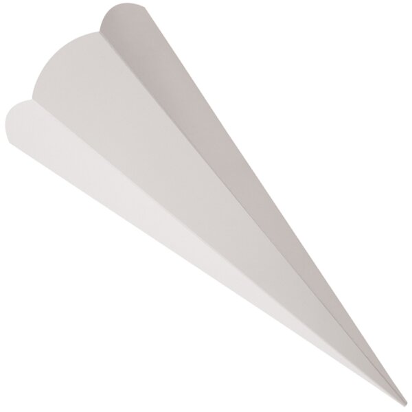folia Schultüten-Zuschnitt, 6-eckig, 680 mm, weiss