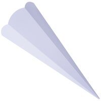 folia Schultüten-Zuschnitt, 6-eckig, 680 mm, hellblau