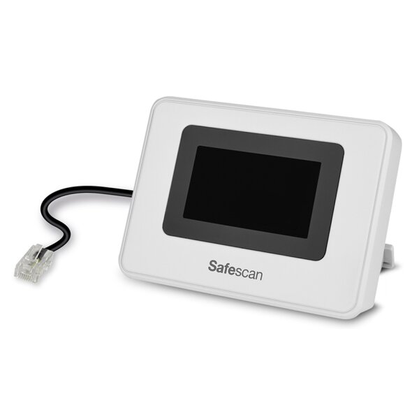 Safescan Écran LCD externe ED-160, blanc