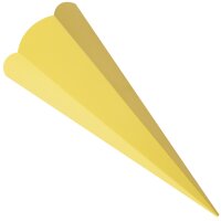 folia Schultüten-Zuschnitt, 6-eckig, 680 mm, flieder