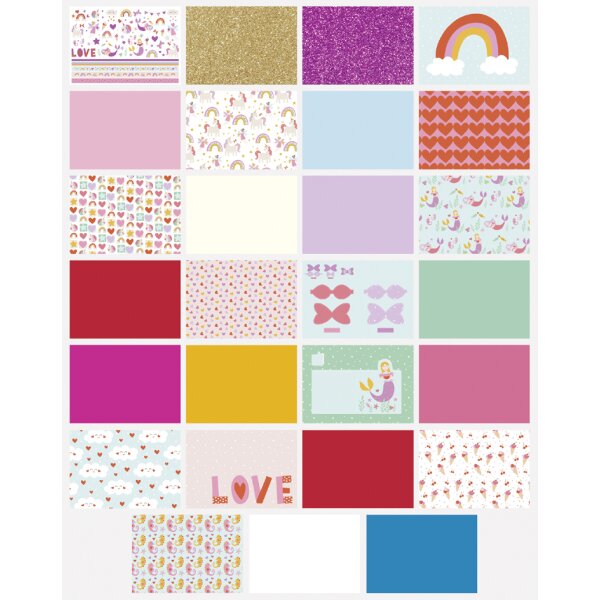 folia Bloc dactivités manuelles Sweet Safari, 240 x 340mm