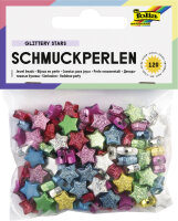 folia Schmuckperlen "Glittery Stars", glatt...