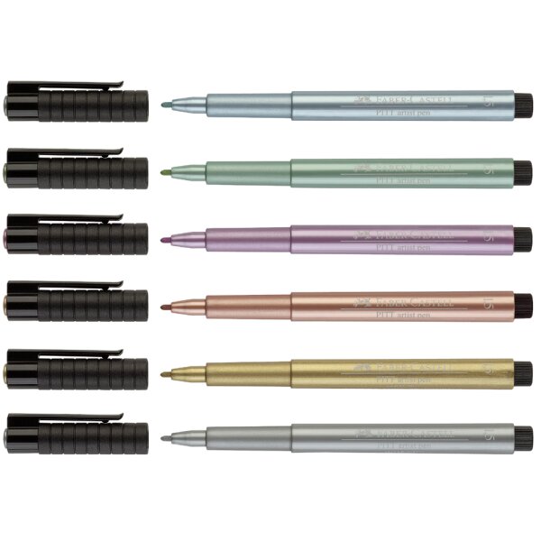 FABER-CASTELL Feutre PITT artist pen, or