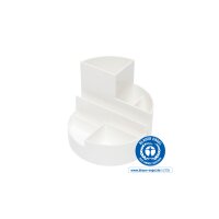 MAUL Stifteköcher Recycle 6.35 6 Fächer, weiss