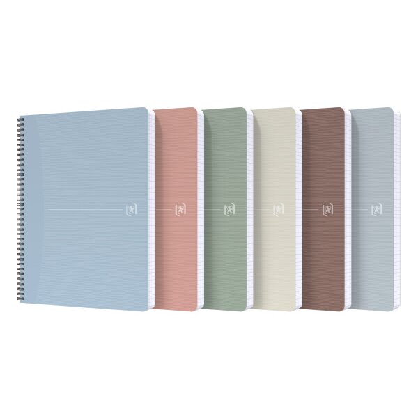 OXFORD Carnet spirale My RecUP A5 400154141 quadrillé 5mm, 90g 90 flls.