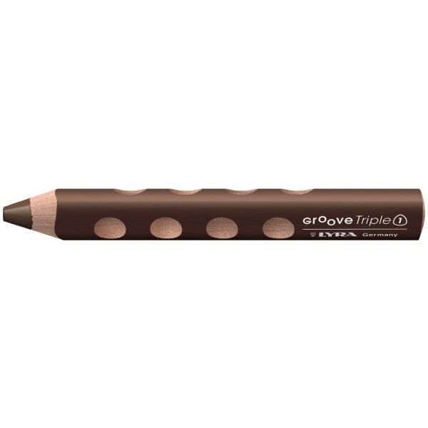 LYRA Farbstift Groove Triple 1 L3830076 Van Dyck Brown
