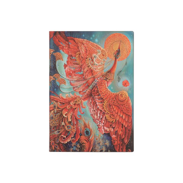 PAPERBLANKS Notizbuch Glücksvögel Midi FB8212-5 unliniert, 176 S., bunt