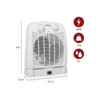 TRISTAR Heizlüfter 2000W KA-5059 weiss