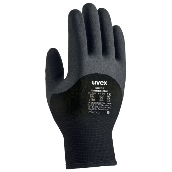 uvex Kälte-Schutzhandschuh unilite thermo plus, Grösse 9