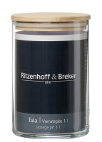 Ritzenhoff & Breker Vorratsglas FAIA, rund, 1,0 Liter