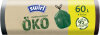swirl Öko-Mülleimerbeutel, mit Zugband, grün, 60 Liter