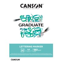 CANSON Studienblock GRADUATE LETTERING MARKER, DIN A3