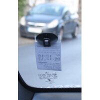 WEDO Support ticket de stationnement, noir