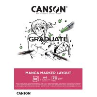 CANSON Studienblock GRADUATE Manga Marker Layout, DIN A3