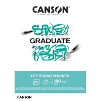 CANSON Studienblock GRADUATE LETTERING MARKER, DIN A4