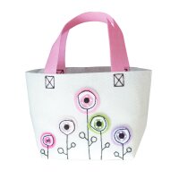 KLEIBER Filz-Nähset Tasche Blumenwiese