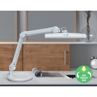 MAUL LED-Arbeitsleuchte MAULintro, Standfuss, dimmbar, weiss