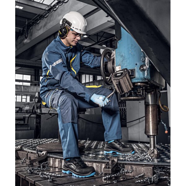 uvex 2 xenova Schnürstiefel S3, schwarz blau, Gr. 44