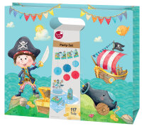 SUSY CARD Kit de fête Little Pirate, 117 pièces