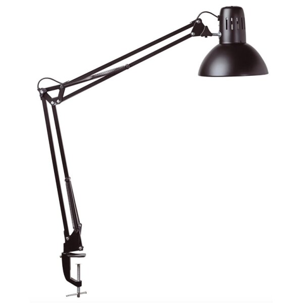 MAUL Tischleuchte MAULstudy, mit Klemmfuss, weiss