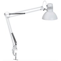 MAUL Lampe de bureau MAULstudy, avec pince, blanc