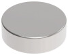 MAUL Neodym-Scheibenmagnet, 5 mm, Haftkraft: 0,7 kg, silber