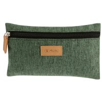 herlitz Schlamper-Etui flach GREENline, blau meliert