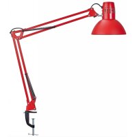 MAUL Lampe de bureau MAULstudy, avec pince, rouge