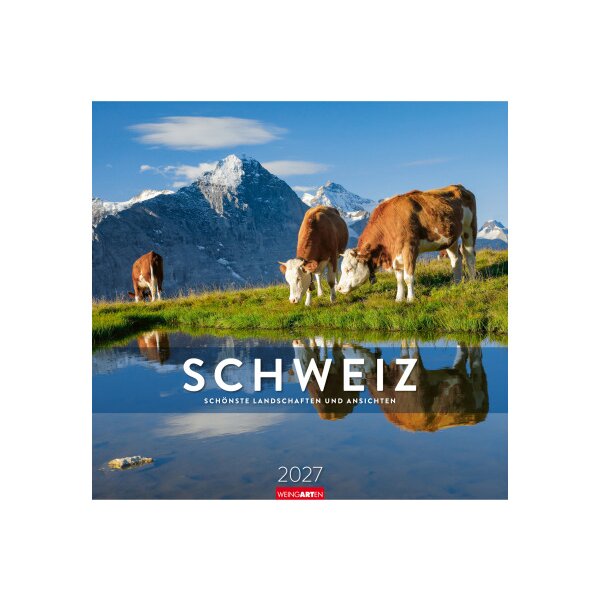 WEINGARTEN Bildkalender 2027 3312224+27 Die Schweiz DE 48x46cm