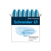 SCHNEIDER Cartouche dencre 166130 ice blue 6 pcs.