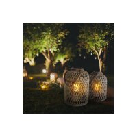 NÄVE Solar LED-Leuchte PETRUS 29cm 18.5268514 braun,...