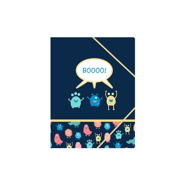 ANCOR Gummibandmappe A4 103953 PLAY ME Boo