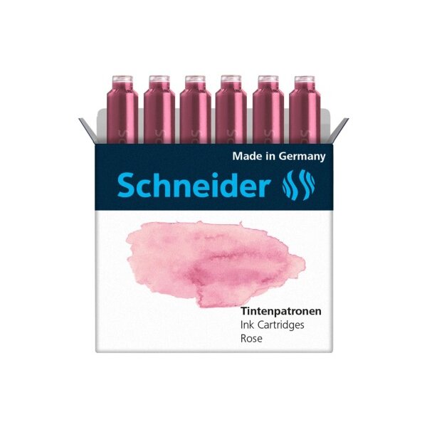 SCHNEIDER Cartouche dencre 166129 rose 6 pcs.
