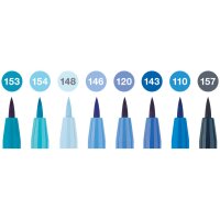 FABER-CASTELL Artist Pen Tuschestift 167173 Blues 8 Stk.