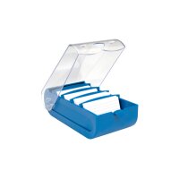BIELLA Karteikartenbox Bunny A8 20885105U blau 10x6.2x19.5cm