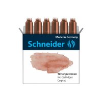 SCHNEIDER Cartouche dencre 166107 cognac 6 pcs.