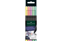 FABER-CASTELL Finepen Grip 0.4mm 151602 5 couleurs, Pastell