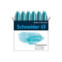 SCHNEIDER Cartouche dencre 166134 bermuda blue 6 pcs.