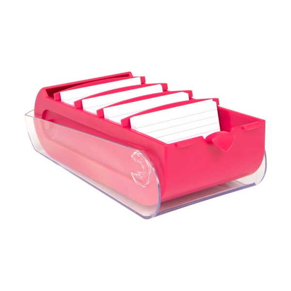 BIELLA Karteikartenbox Bunny A8 20885140U pink 10x6.2x19.5cm