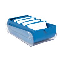BIELLA Karteikartenbox Bunny A7 20879105U blau 13.2x8.5x25cm