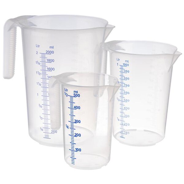 APS Messbecher STACKABLE, 2,0 Liter, transparent