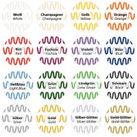 ViVA DECOR Candle Wachs Pen, 28 ml, schwarz