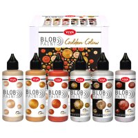 ViVA DECOR Set de peinture Blob Paint Golden Glow, 6...