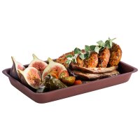 APS Tablett LEVANTE, (B)265 x (T)160 mm, kupferrot