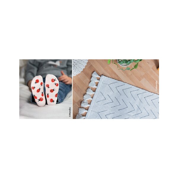 Marabu Peinture pour textile Sock Stop, 90 ml, bleu clair