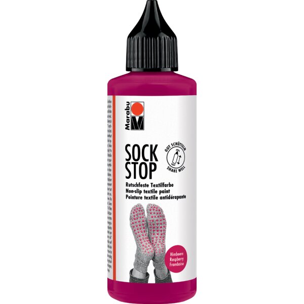 Marabu Textilfarbe Sock Stop, 90 ml, rot