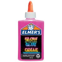 ELMERS Colle liquide Glow in the Dark, 147 ml, rose