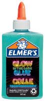 ELMERS Glow in the Dark Bastelkleber, blau, 147 ml